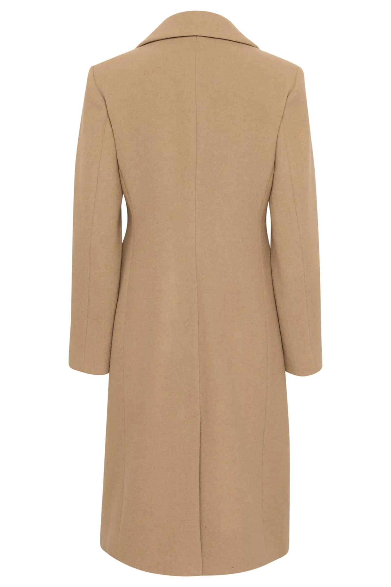 ThoraIW Lapel Coat R Tobacco Brown 30110808