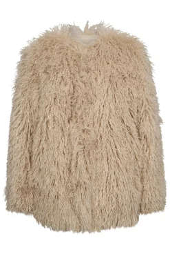Tibet Fur Jacket OffWhite HL10275