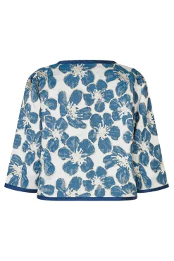 Trinell Short Jacket 3/4 Blue 261856025