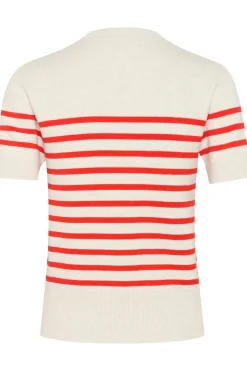 WallisIW Pullover Red Stripe 300008 30110294