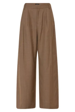 Waterlilybbvala Pants Brown Melange BBW4753