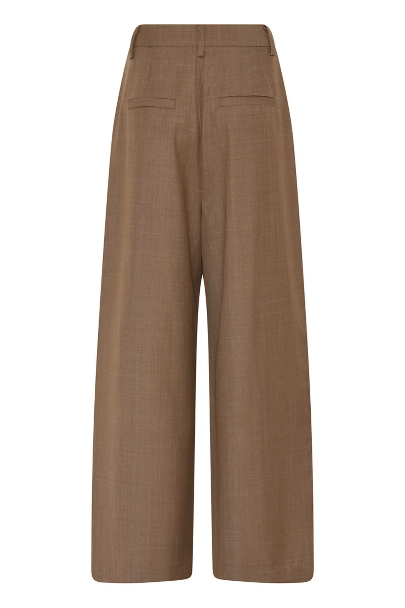 Waterlilybbvala Pants Brown Melange BBW4753
