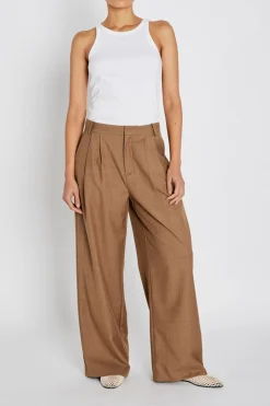 Waterlilybbvala Pants Brown Melange BBW4753
