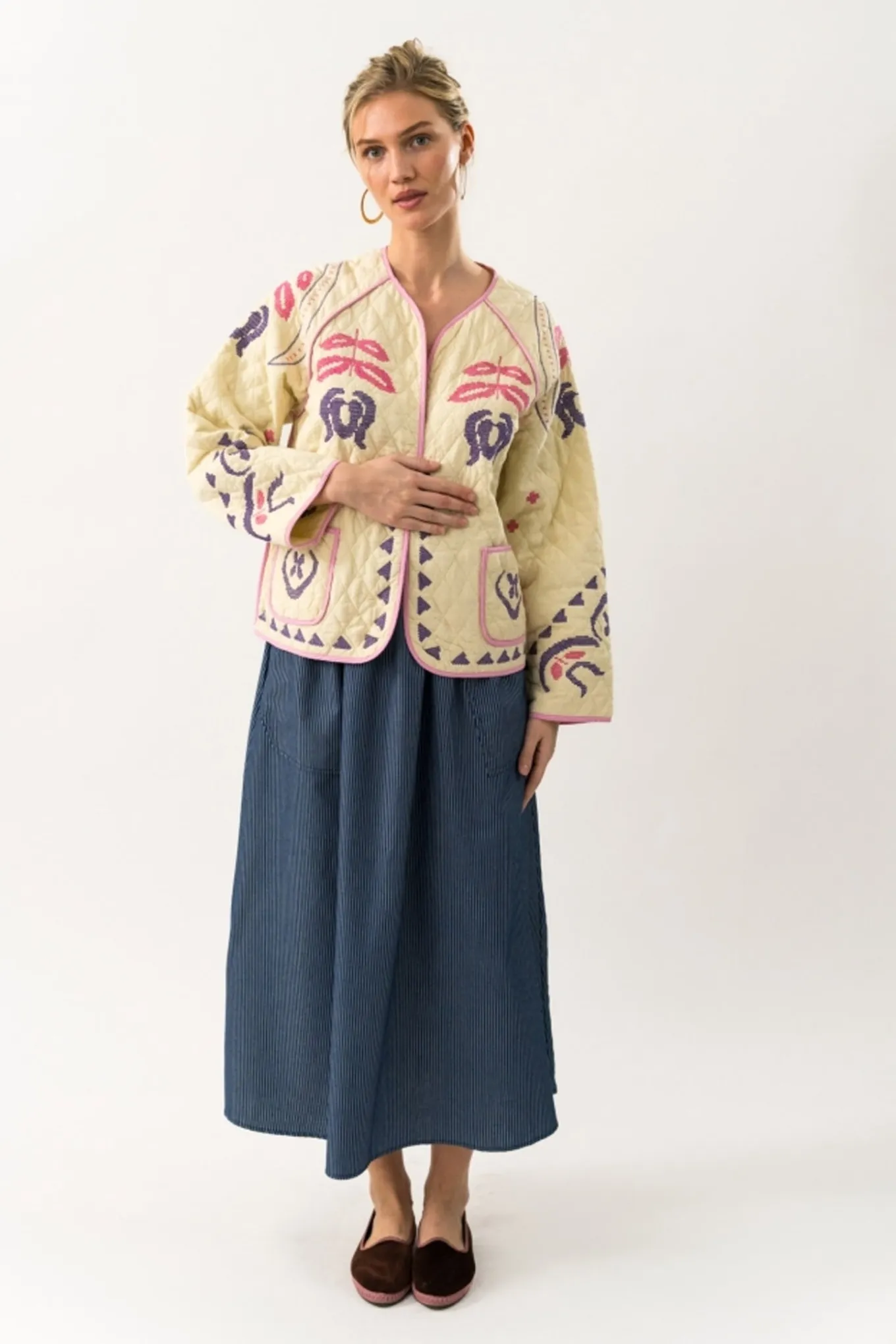 WilmaLL Jacket LS 02 Creme 252026000