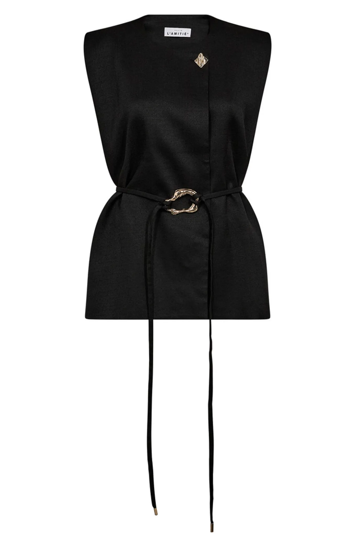 X Buckle Vest Black HL10458