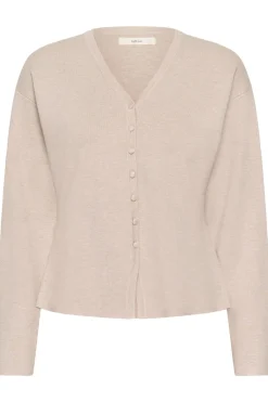 YenahIW Fitted Cardigan Haze Melange 1304031 30111125