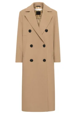 YunahIW Long Coat Tobacco Brown 30110610