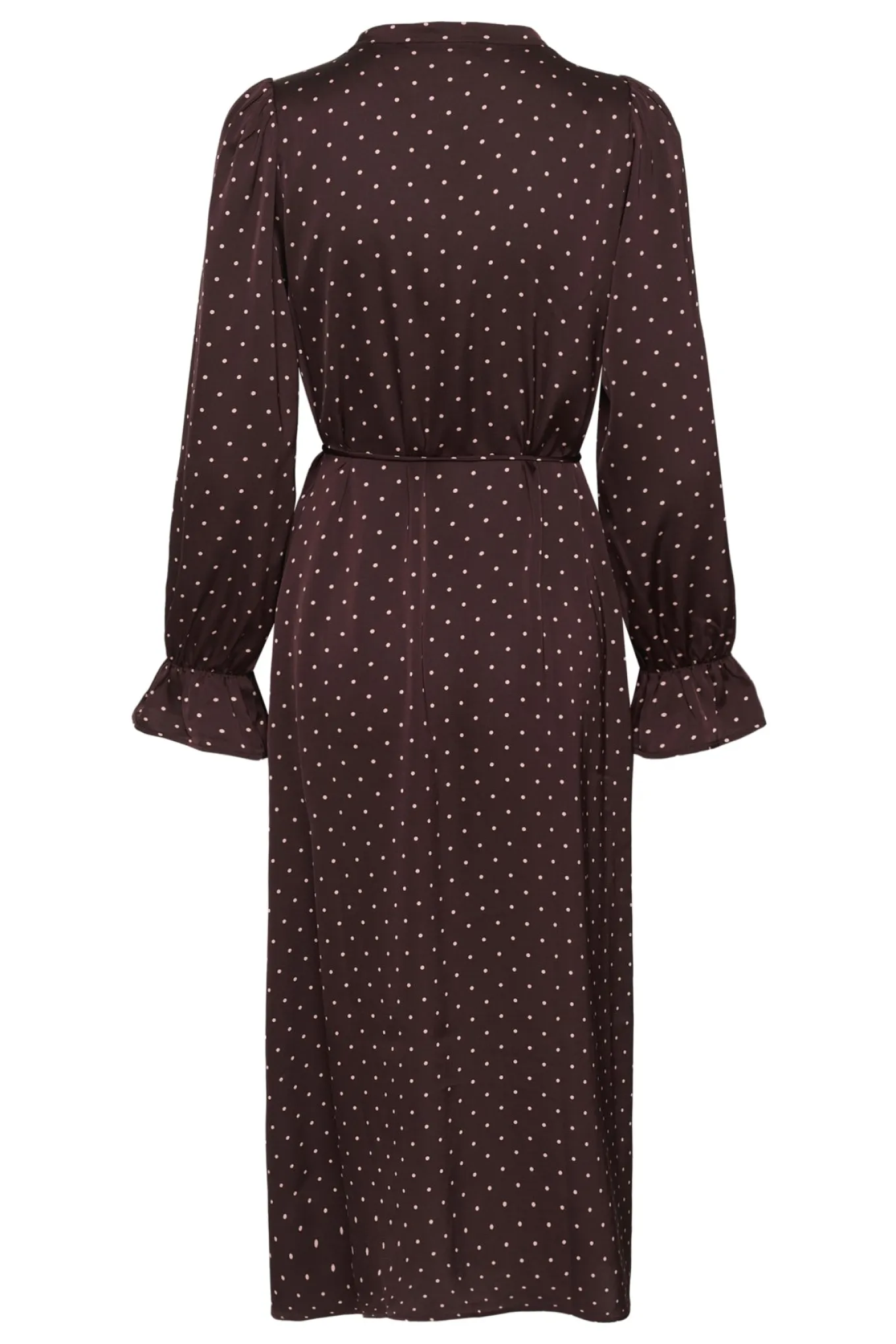 ZaniaIW Dress Brown Bordeaux Small Dot 305 30111248