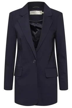 ZellaIW Long Blazer Marine Blue 30106239