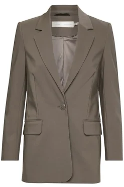 ZellaIW Long Blazer Sandy Grey 30106239